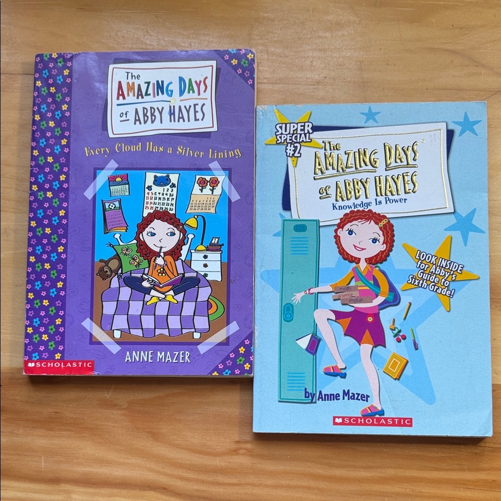 🌈2/$6  2-Book Bundle The Amazing Days of Abby Hayes #1 & #2